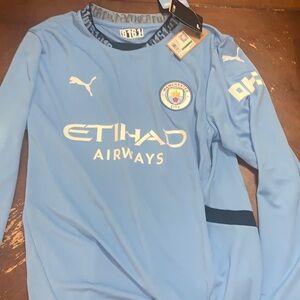 Puma men’s Manchester City sky blue original jersey